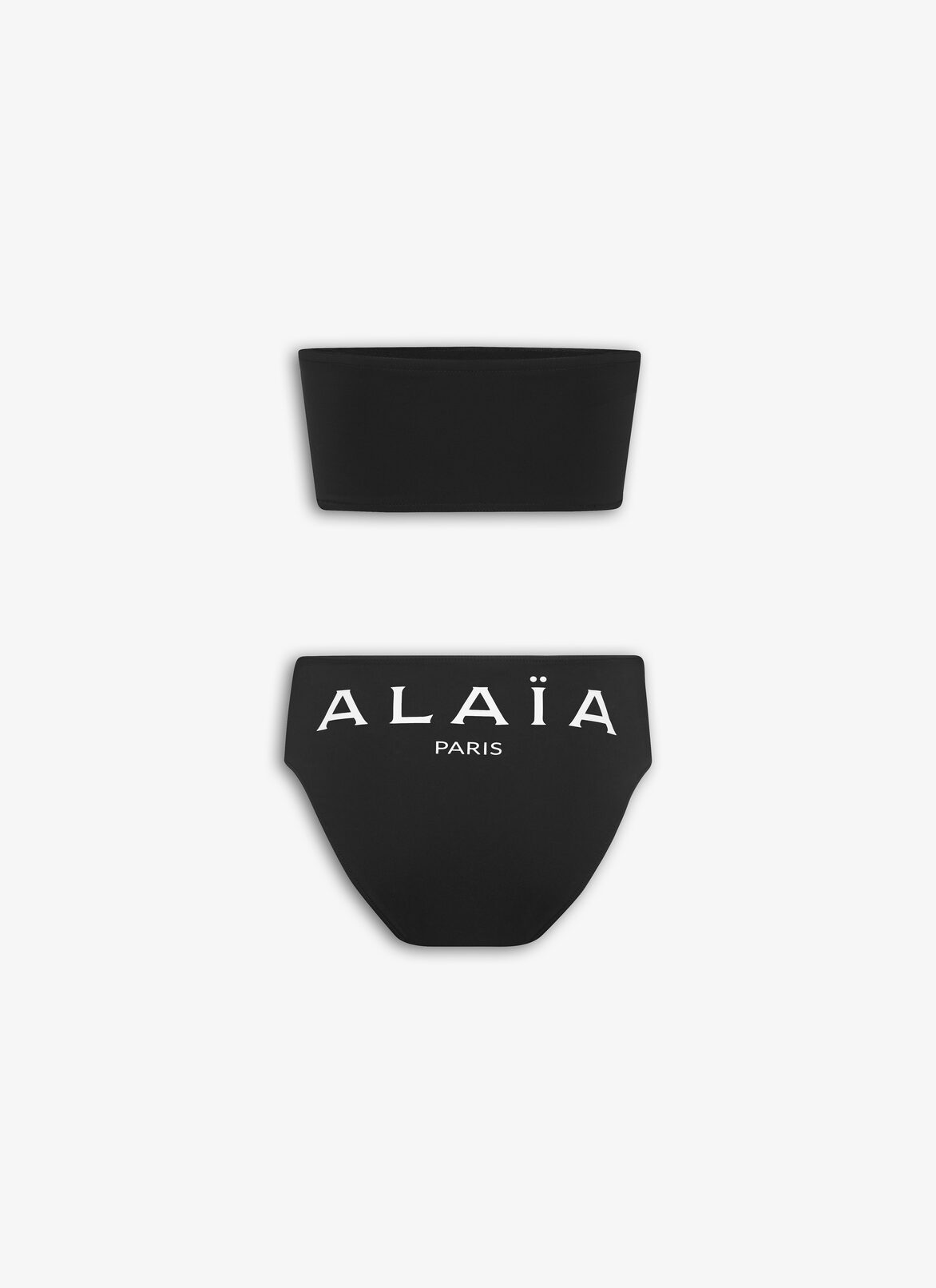 ALAIA TRIKINI IN JERSEY ALAÏA BLACK ALAIA TRIKINI IN JERSEY